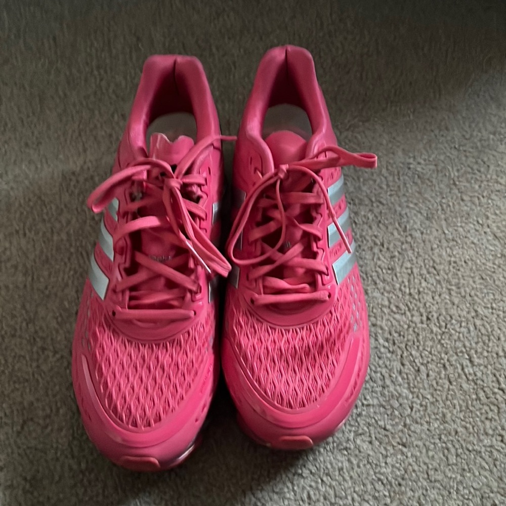 Adidas bright pink springblade razor sneakers-9.5
